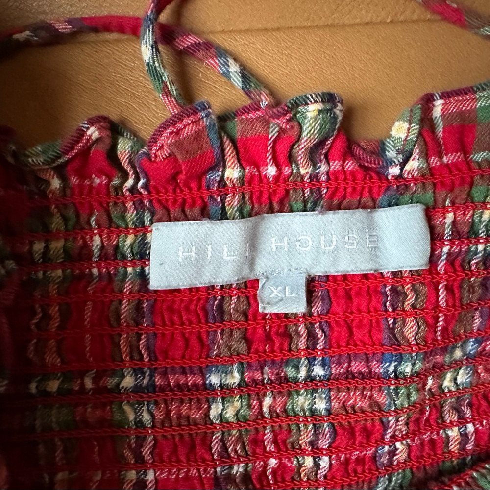 Hill House Red Tartan Nesli Nap Dress XL - Picture 5 of 5
